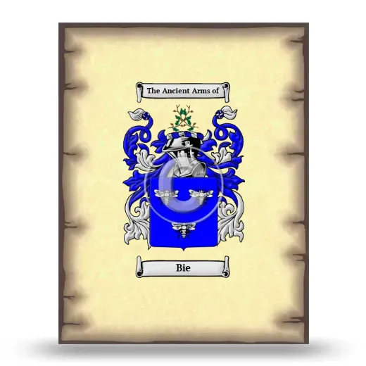 Bie Coat of Arms Print