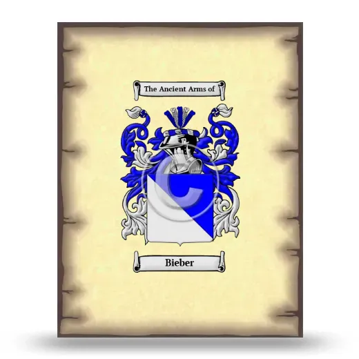 Bieber Coat of Arms Print