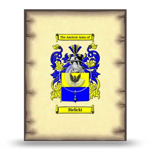 Bielicki Coat of Arms Print