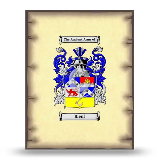 Bienl Coat of Arms Print