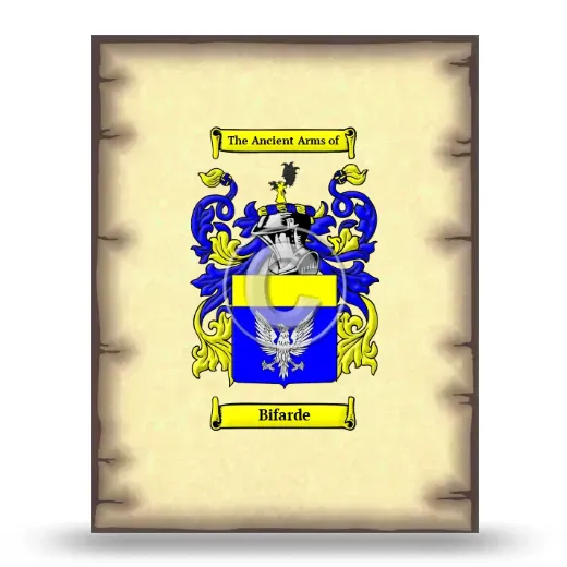 Bifarde Coat of Arms Print