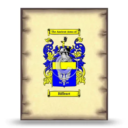 Biffeart Coat of Arms Print