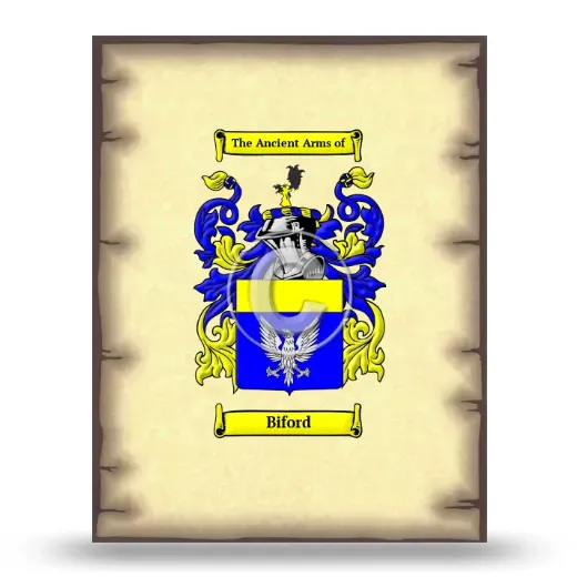 Biford Coat of Arms Print