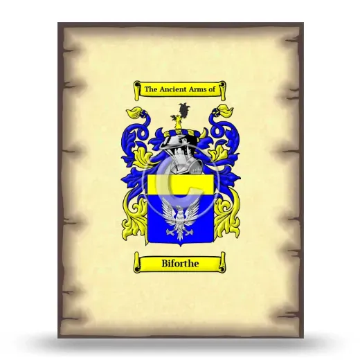 Biforthe Coat of Arms Print