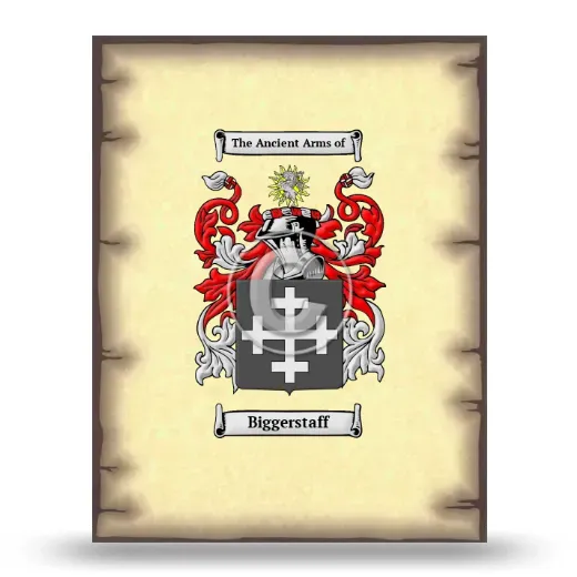 Biggerstaff Coat of Arms Print
