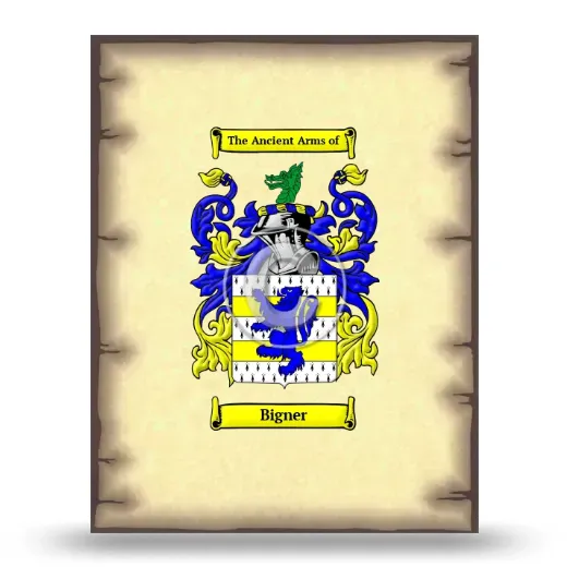 Bigner Coat of Arms Print