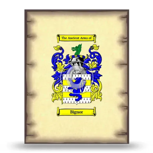 Bignor Coat of Arms Print