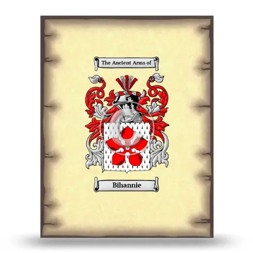 Bihannie Coat of Arms Print