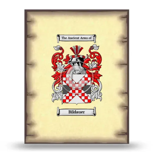 Bildauer Coat of Arms Print
