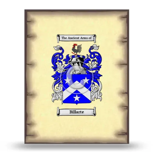Billarte Coat of Arms Print