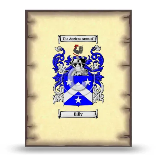 Billy Coat of Arms Print
