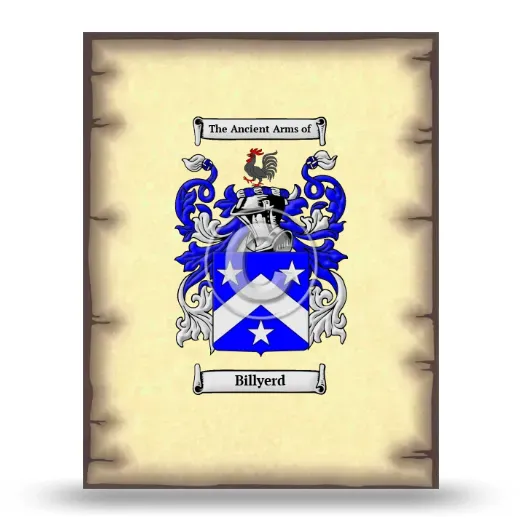 Billyerd Coat of Arms Print