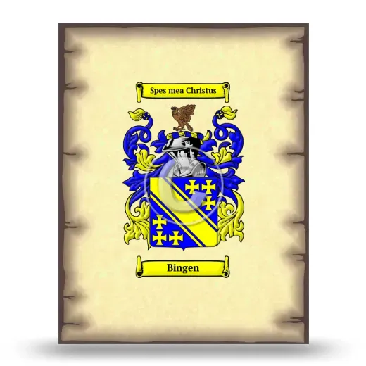 Bingen Coat of Arms Print