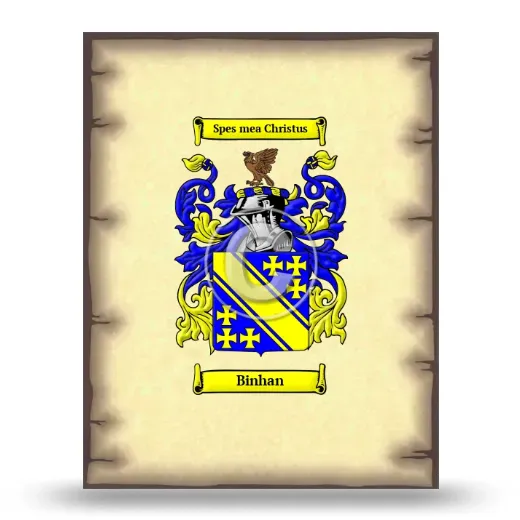Binhan Coat of Arms Print