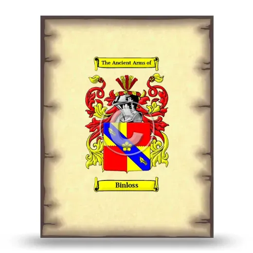 Binloss Coat of Arms Print