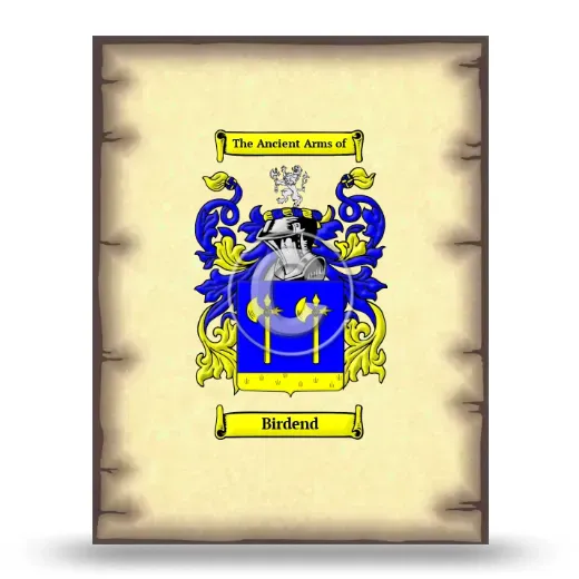 Birdend Coat of Arms Print