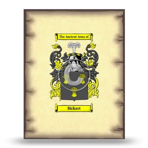 Birkart Coat of Arms Print