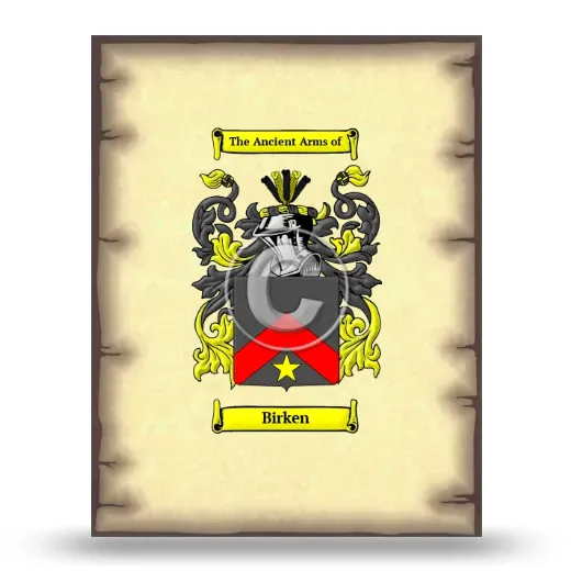 Birken Coat of Arms Print