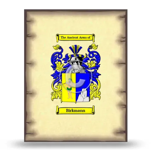 Birkmann Coat of Arms Print