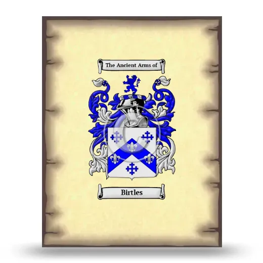 Birtles Coat of Arms Print