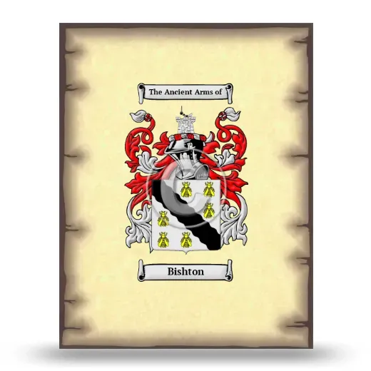 Bishton Coat of Arms Print