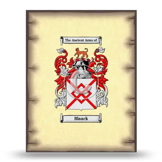 Blaack Coat of Arms Print