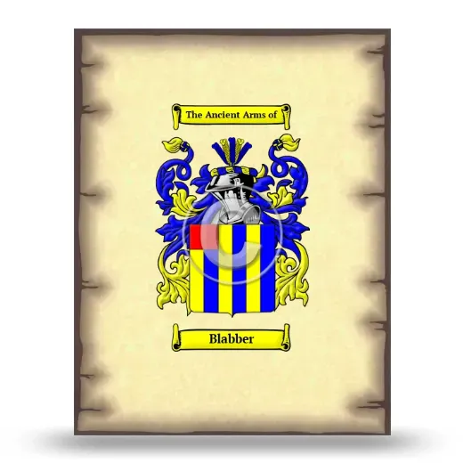 Blabber Coat of Arms Print