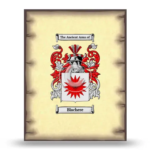 Blachere Coat of Arms Print