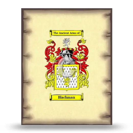 Blachman Coat of Arms Print