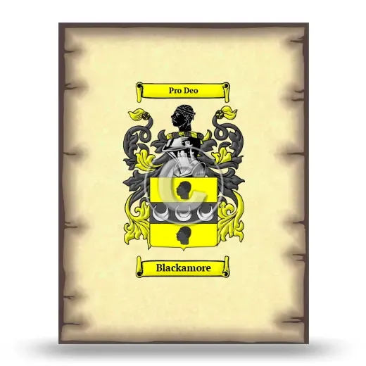Blackamore Coat of Arms Print