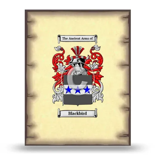 Blackbird Coat of Arms Print