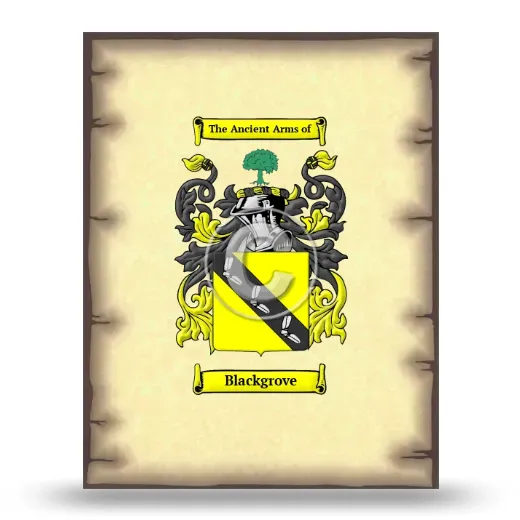 Blackgrove Coat of Arms Print