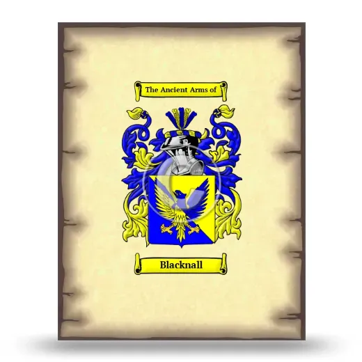 Blacknall Coat of Arms Print