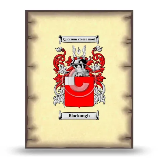 Blackough Coat of Arms Print