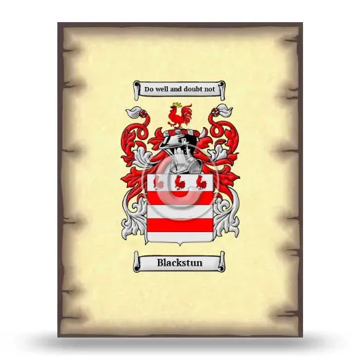 Blackstun Coat of Arms Print