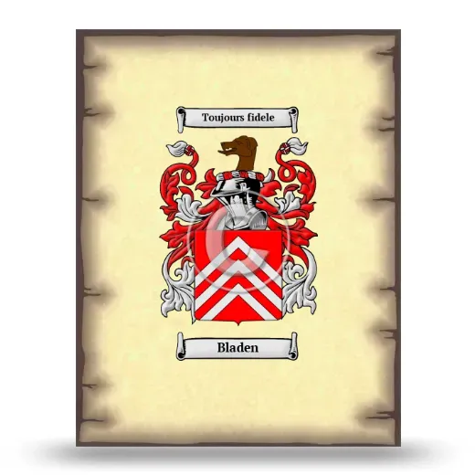 Bladen Coat of Arms Print