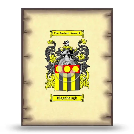 Blagehaugh Coat of Arms Print