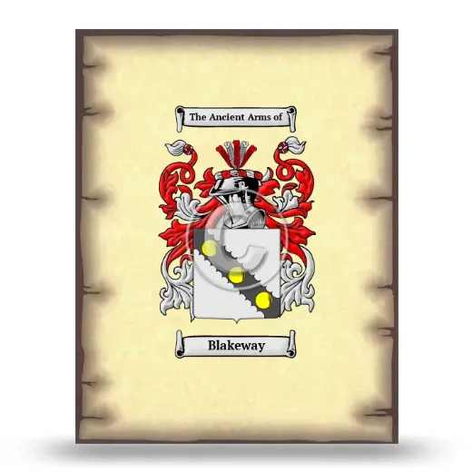 Blakeway Coat of Arms Print