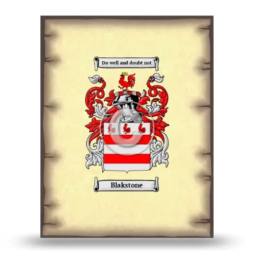 Blakstone Coat of Arms Print