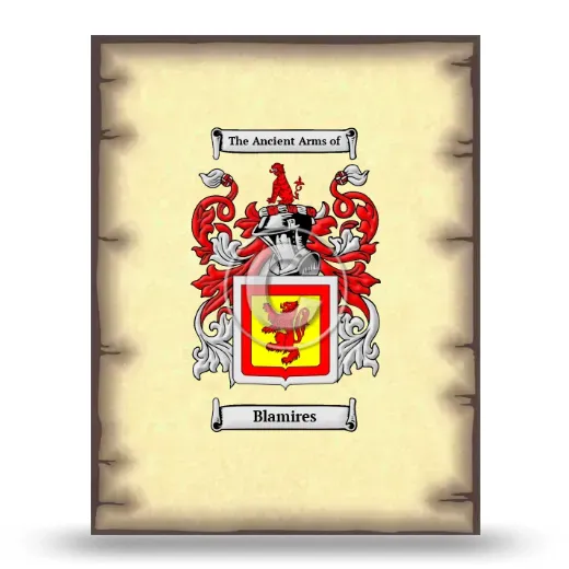 Blamires Coat of Arms Print