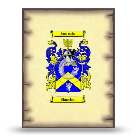 Blanchot Coat of Arms Print