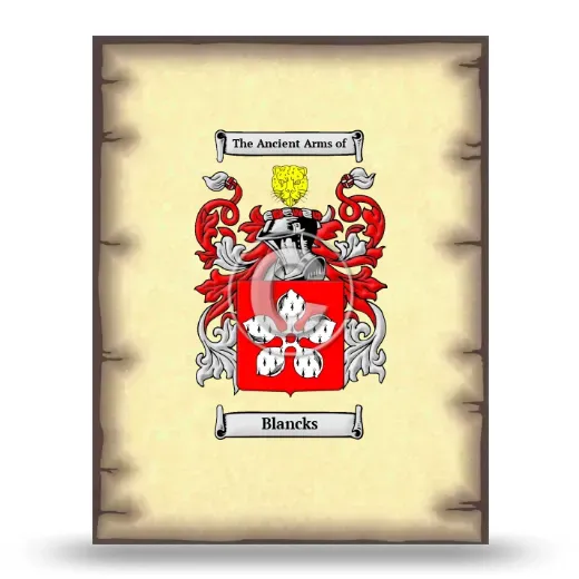 Blancks Coat of Arms Print