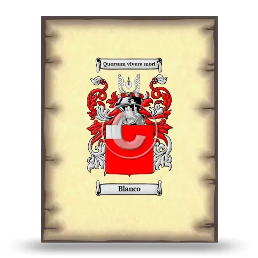 Blanco Coat of Arms Print