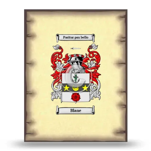 Blane Coat of Arms Print