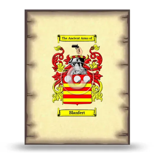Blanfert Coat of Arms Print