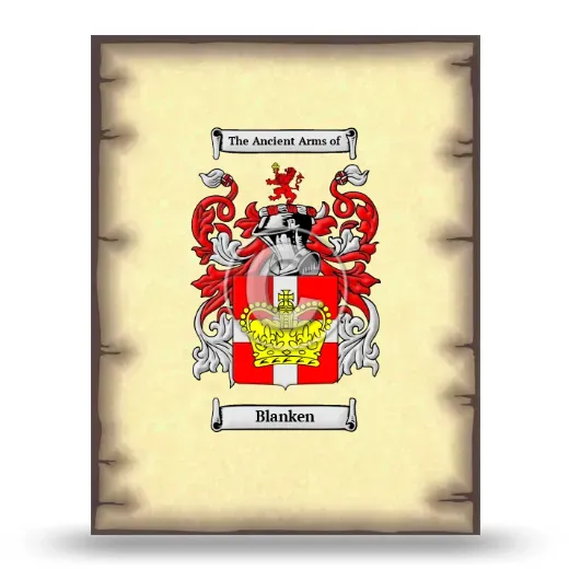 Blanken Coat of Arms Print
