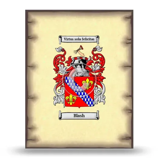 Blash Coat of Arms Print