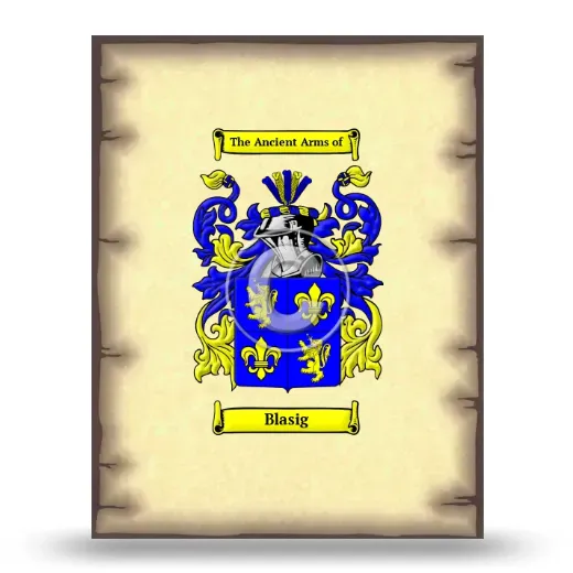 Blasig Coat of Arms Print