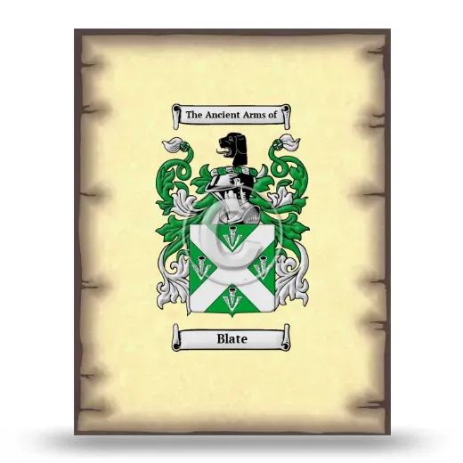 Blate Coat of Arms Print