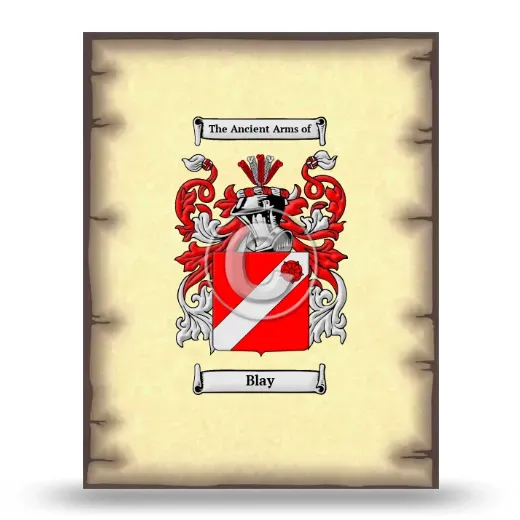 Blay Coat of Arms Print